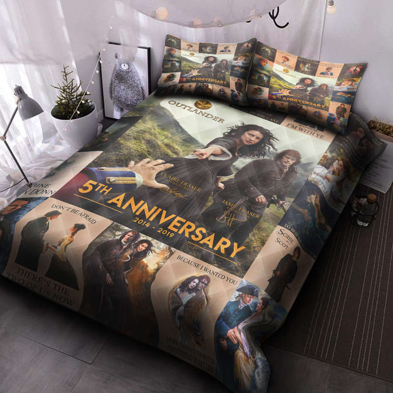 Outlander Quilt Bedding Set Decor Gift For Men Women Decor Gift For Men Women G95