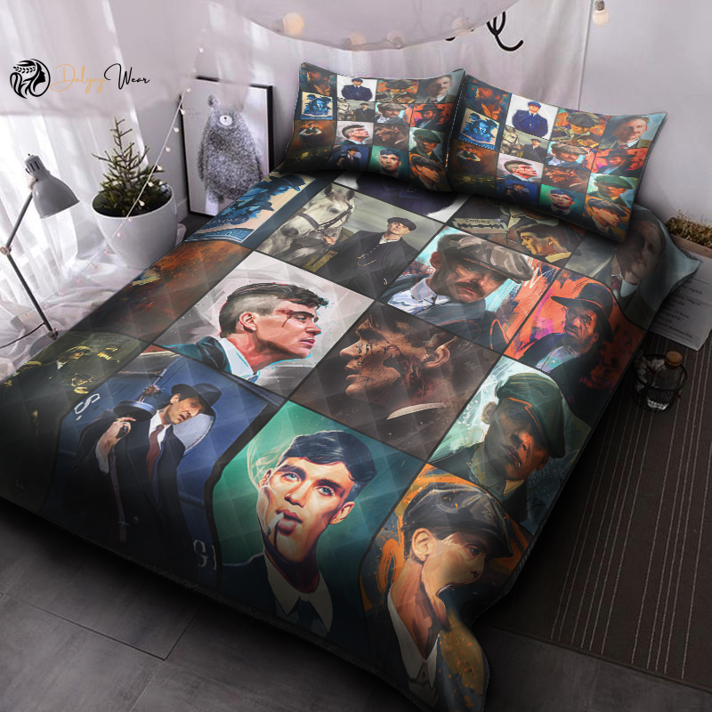 Peaky Blinders Quilt Bedding Set Decor Gift For Men Women Decor Gift For Men Women G95