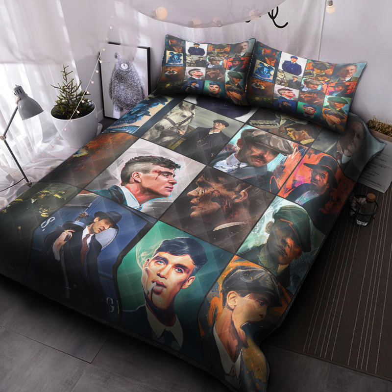 Peaky Blinders Quilt Bedding Set Decor Gift For Men Women Decor Gift For Men Women G95