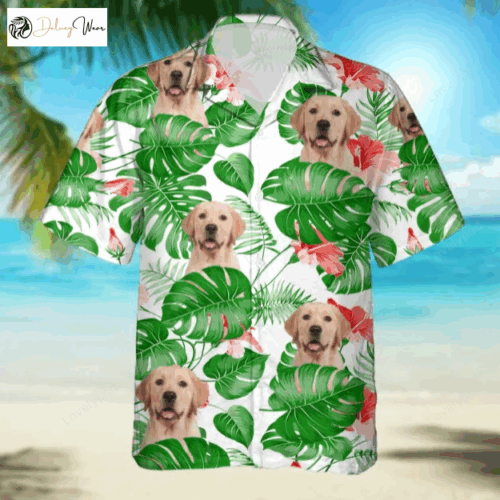 Custom Photo Hawaiian Shirt – Personalized Dog Men s Hawaiian Shirt