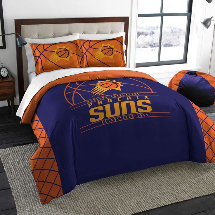 Phoenix Suns Bedding Set Decor Gift For Men Women Decor Gift For Men Women G95