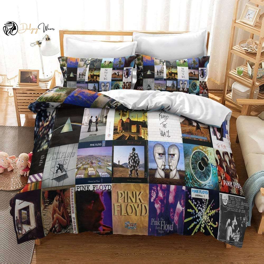 Pink Floyd Bedding Set Decor Gift For Men Women Decor Gift For Men Women CH