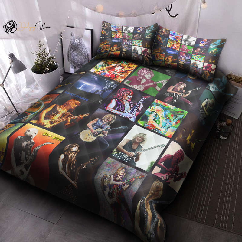 Randy Rhoads Bedding Set Decor Gift For Men Women Decor Gift For Men Women G95