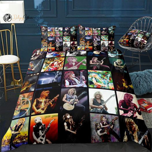 Randy Rhoads lover Bedding Set Decor Gift For Men Women Decor Gift For Men Women CH