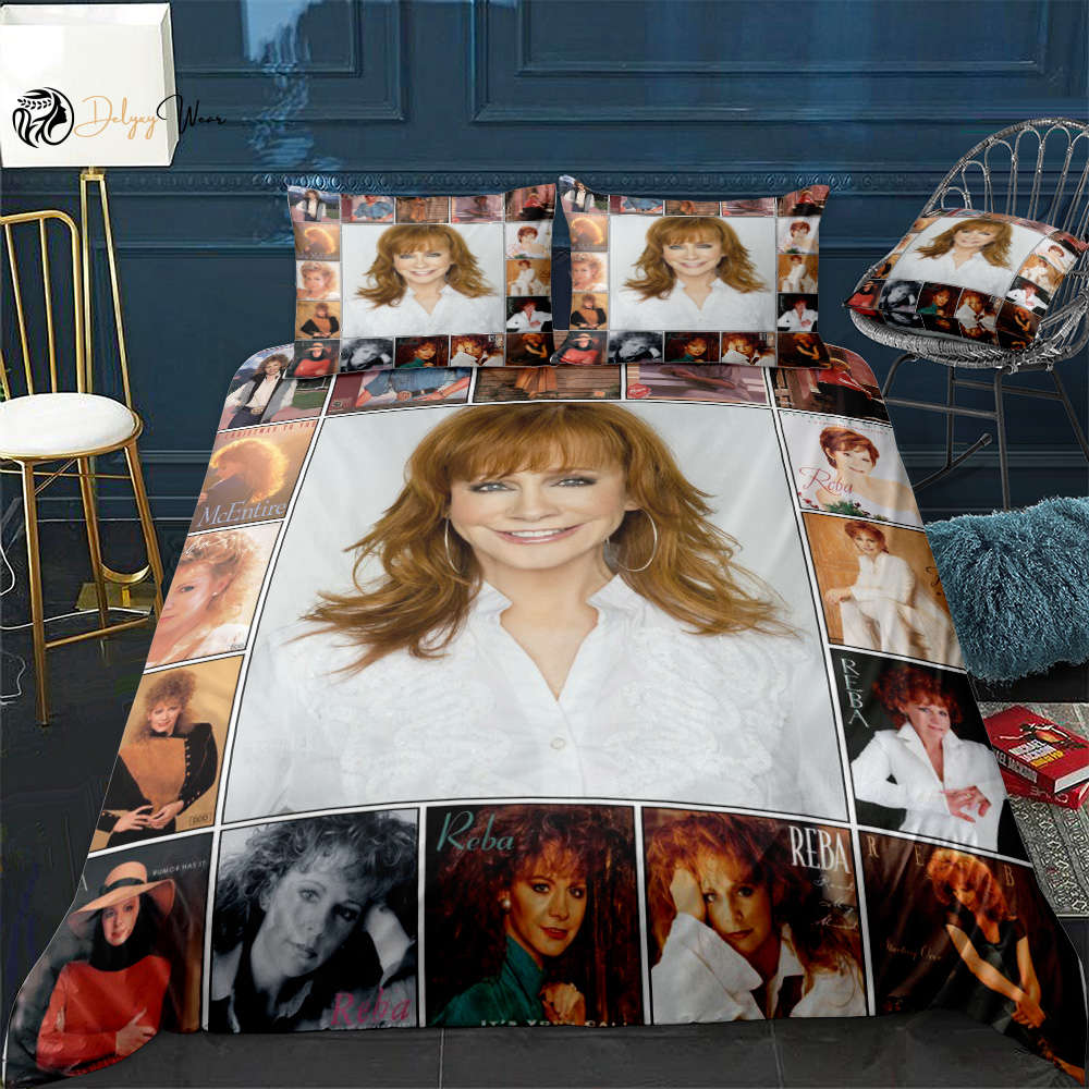 Reba McEntire Bedding Set Decor Gift For Men Women Decor Gift For Men Women G95