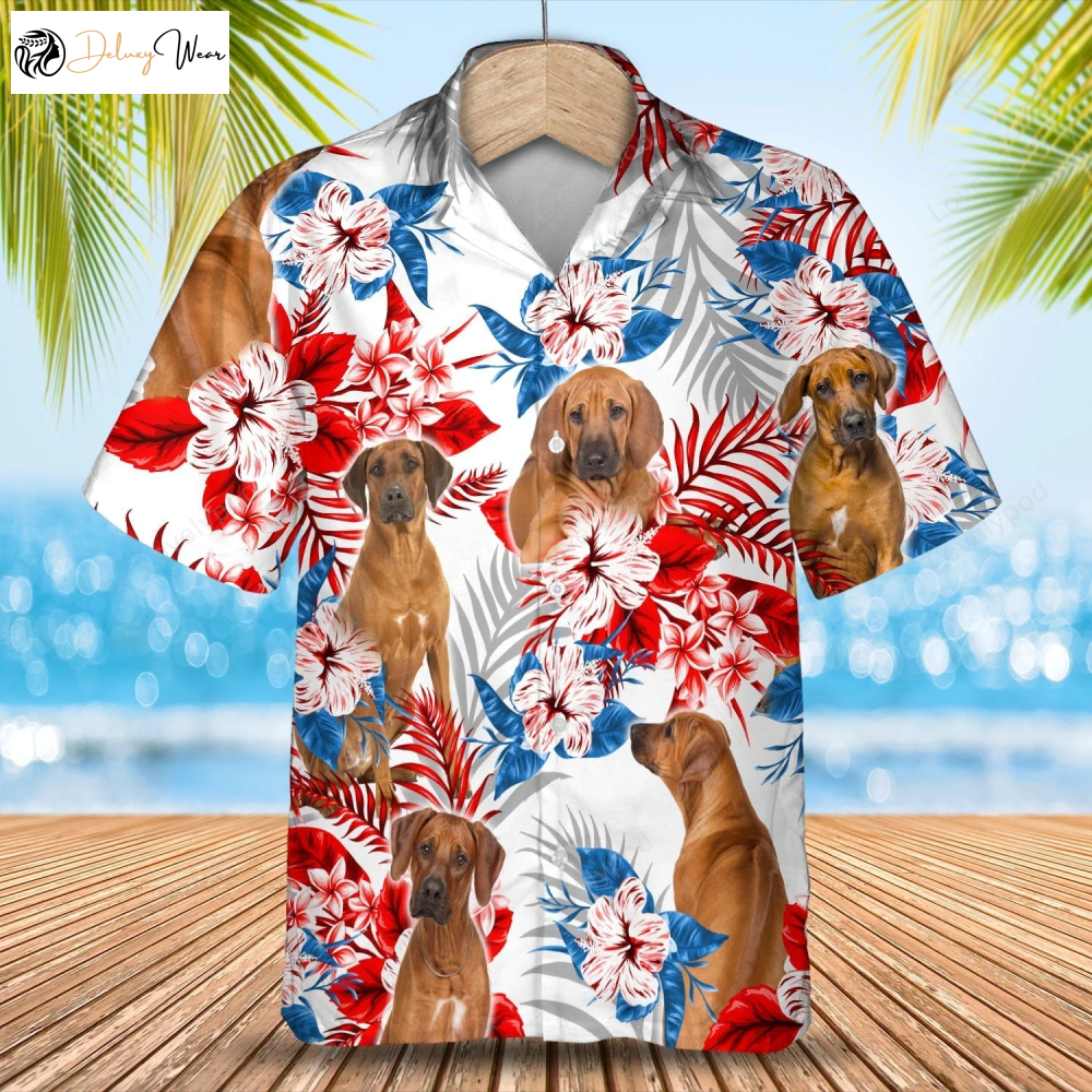 Rhodesian Ridgeback Hawaiian Shirt Gift for Men Women Fans - Summer Aloha Gift for Men & Women