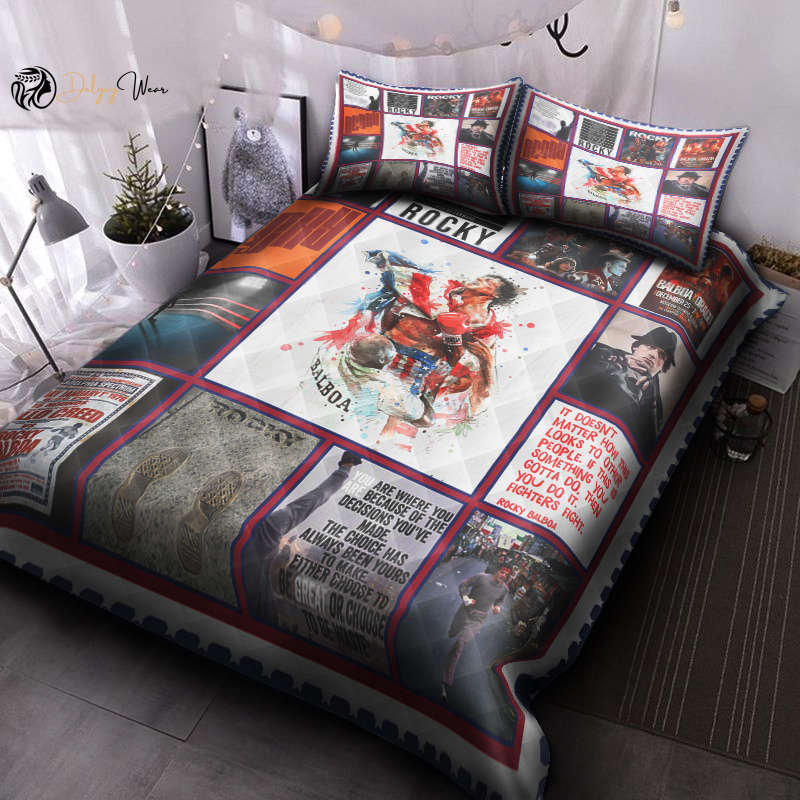 Rocky Balboa Bedding Set Decor Gift For Men Women Decor Gift For Men Women G95
