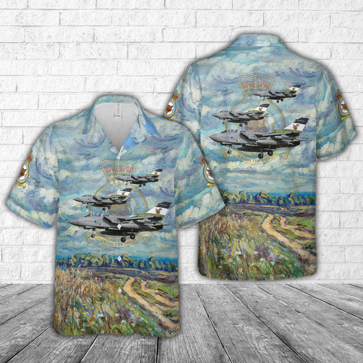 Royal Air Force 12 Sqn Panavia Tornado GR4 Hawaiian Shirt Gift for Men Dad Father Gift for Men Dad Father