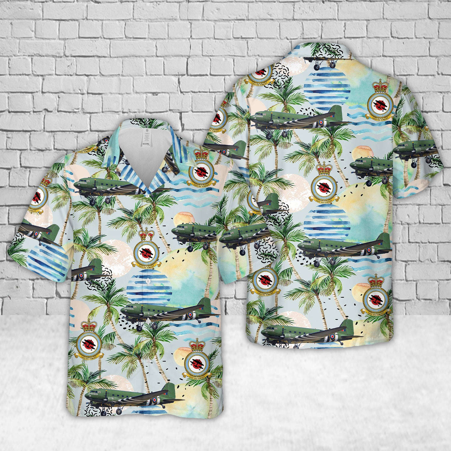 Royal Air Force “Battle of Britain Memorial Flight” Douglas C-47A Dakota III ZA947 Hawaiian Shirt Gift for Men Dad Father Gift for Men Dad Father