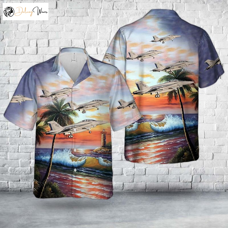 Men s Royal Australian Air Force A44-207 Hawaiian Shirt Gift for Men Women Fans – Authentic RAAF Design