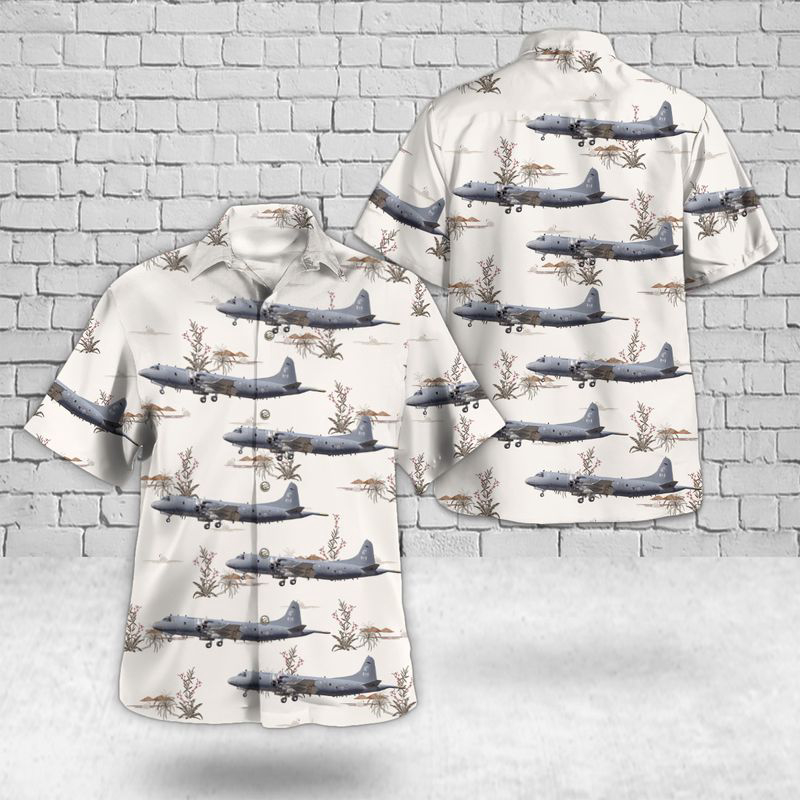 Royal Canadian Air Force Lockheed CP-140 Aurora Hawaiian Shirt Gift for Men Dad Father Gift for Men Dad Father