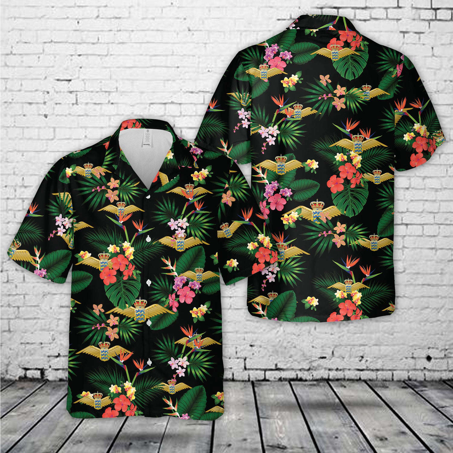 Royal Danish Air Force Pilot Hawaiian Shirt Gift for Men Dad Father Gift for Men Dad Father