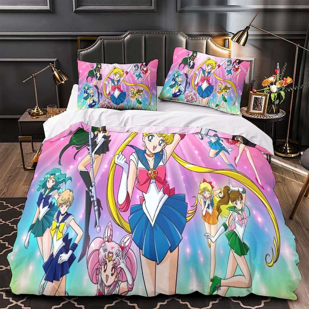 Sailor Moon 1 Bedding Set Decor Gift For Men Women Decor Gift For Men Women G95