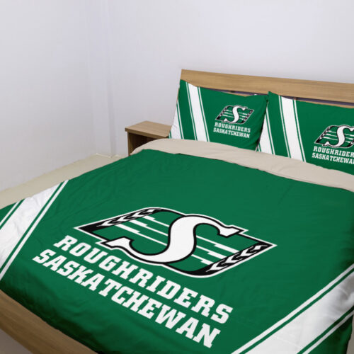 Saskatchewan Roughriders Bedding Set Decor Gift For Men Women Decor Gift For Men Women G95