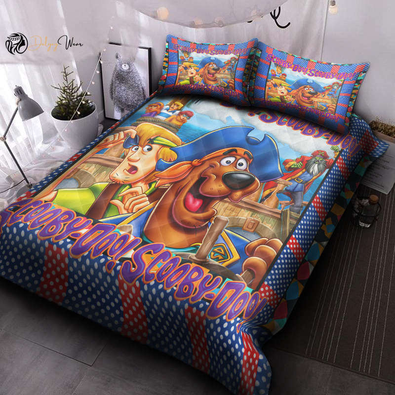 Scooby-Doo Bedding Set Decor Gift For Men Women Decor Gift For Men Women G95
