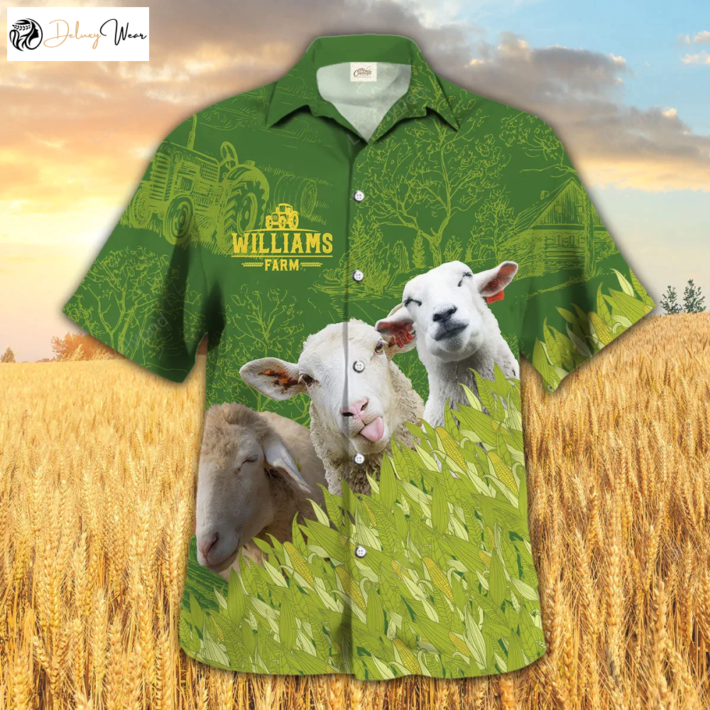 Stylish Sheep & Cow Pattern Hawaiian Shirts for Men & Women – Perfect Summer Attire