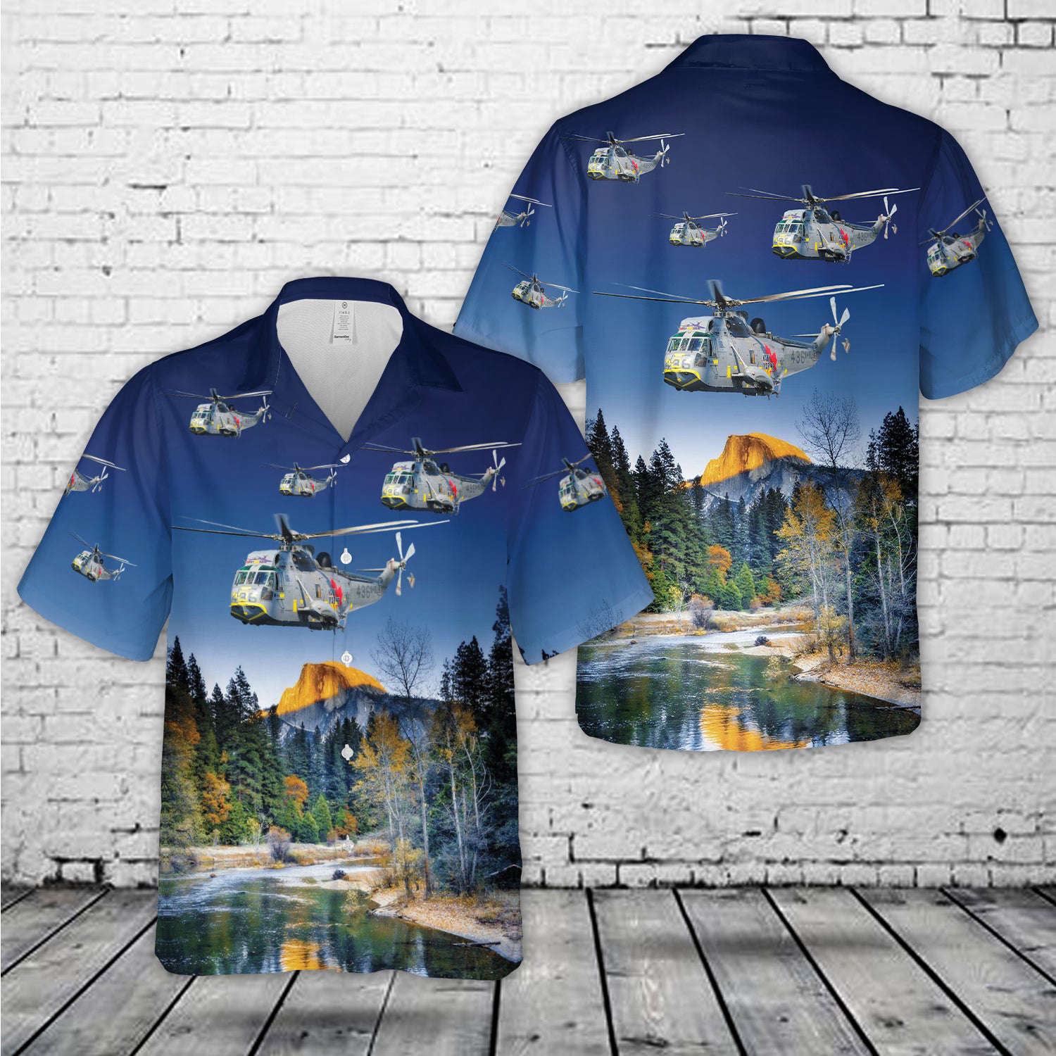 Sikorsky CH-124 Sea King helicopter Hawaiian Shirt Gift for Men Dad Father Gift for Men Dad Father
