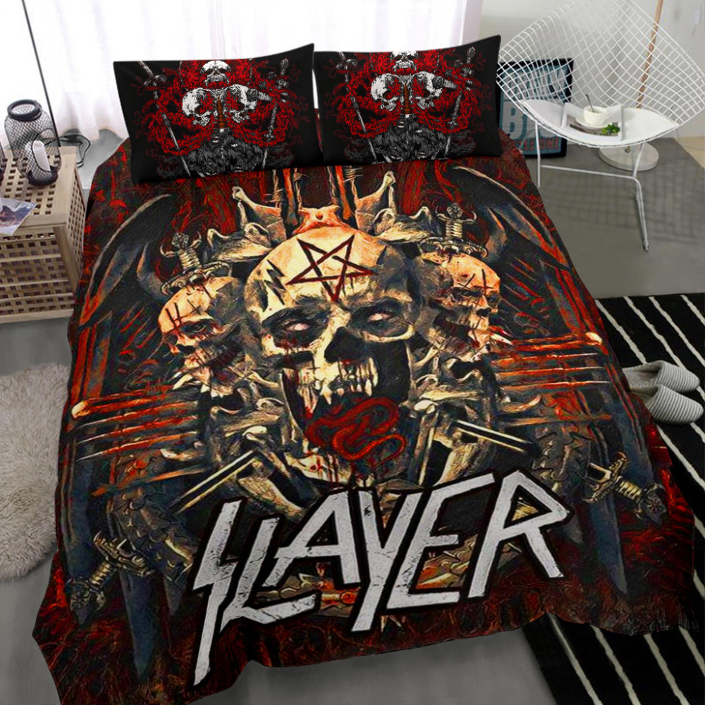 Slayer Bedding Set Decor Gift For Men Women Decor Gift For Men Women G95