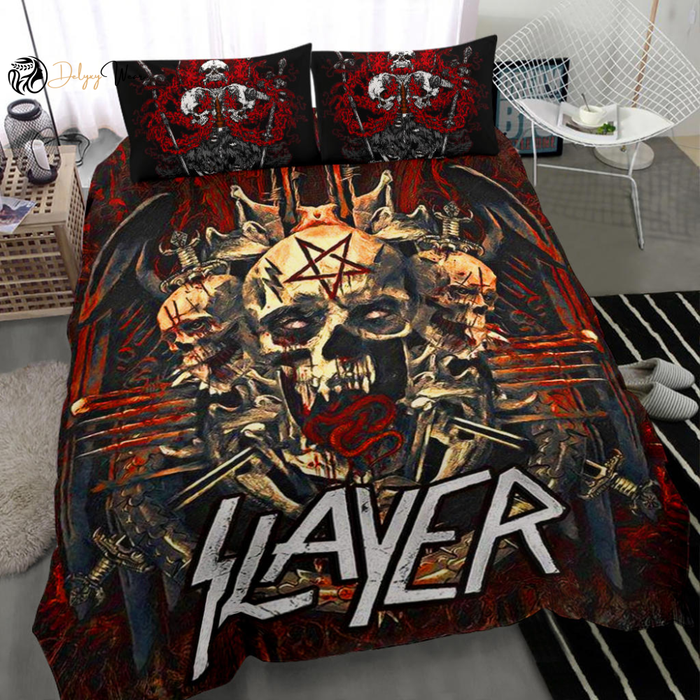 Slayer Bedding Set Decor Gift For Men Women Decor Gift For Men Women G95