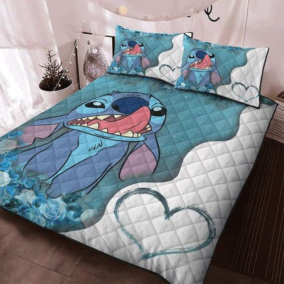 Stitch Funny Lover 1 Bedding Set Decor Gift For Men Women Decor Gift For Men Women G95