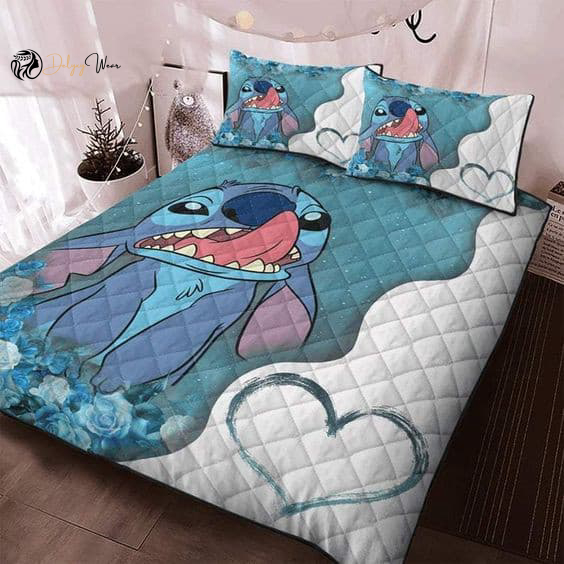 Stitch Funny Lover 1 Bedding Set Decor Gift For Men Women Decor Gift For Men Women G95