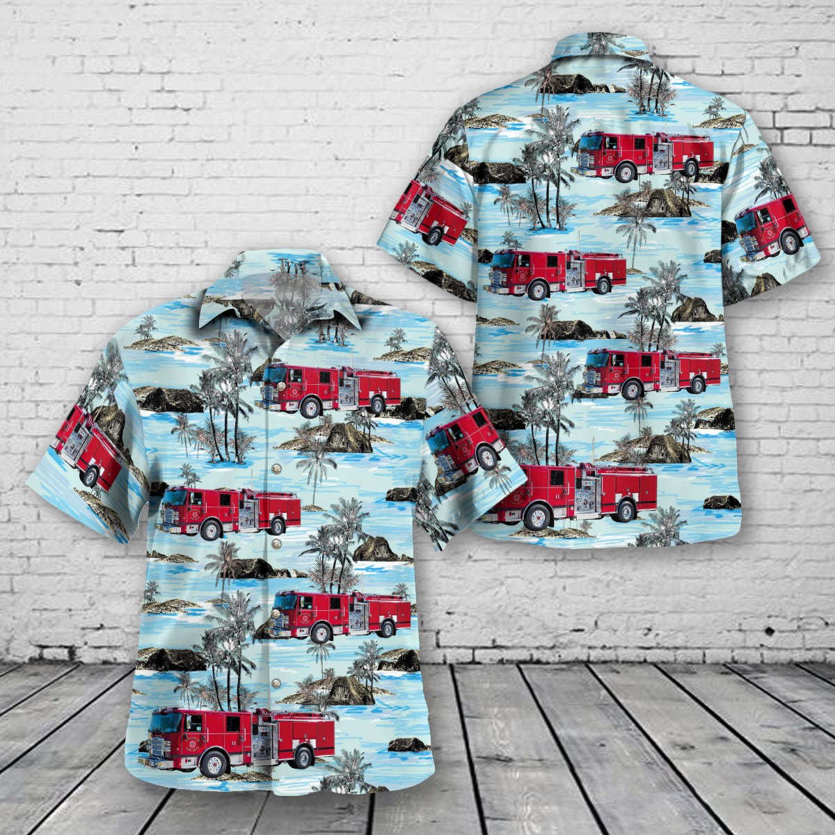 Stockton, California, Stockton Fire Department Hawaiian Shirt Gift for Men Dad Father Gift for Men Dad Father