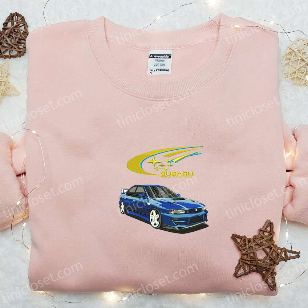 Subaru Car Embroidered Shirt & Transportations Hoodie: Best Gift Idea for Auto Enthusiasts