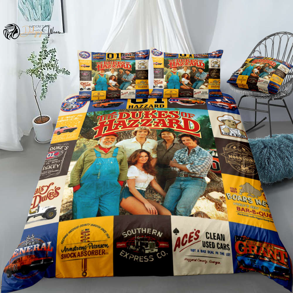 The Dukes of Hazzard Bedding Set Decor Gift For Men Women Decor Gift For Men Women CH