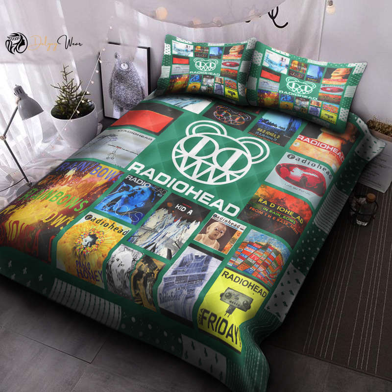 The Radiohead Quilt Bedding Set Decor Gift For Men Women Decor Gift For Men Women G95