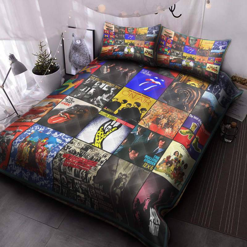 The Rolling Stones 1 Bedding Set Decor Gift For Men Women Decor Gift For Men Women G95