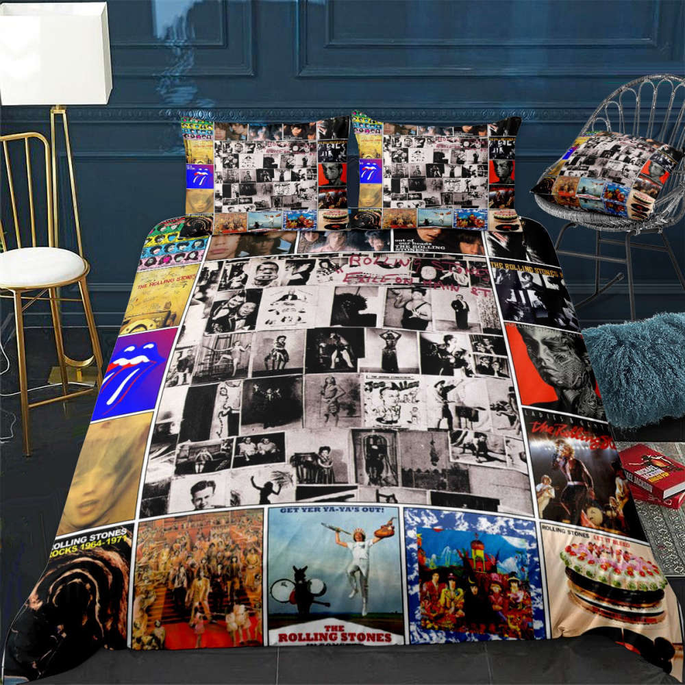 The Rolling Stones 3 Bedding Set Decor Gift For Men Women Decor Gift For Men Women G95