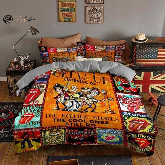 The Rolling Stones Bedding Set Decor Gift For Men Women Decor Gift For Men Women G95