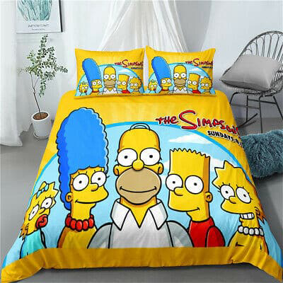 The Simpsons Bedding Set Decor Gift For Men Women Decor Gift For Men Women G95