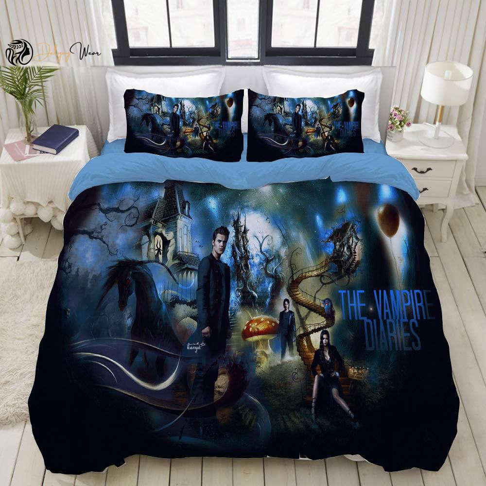 The Vampire Diaries 1 Bedding Set Decor Gift For Men Women Decor Gift For Men Women G95