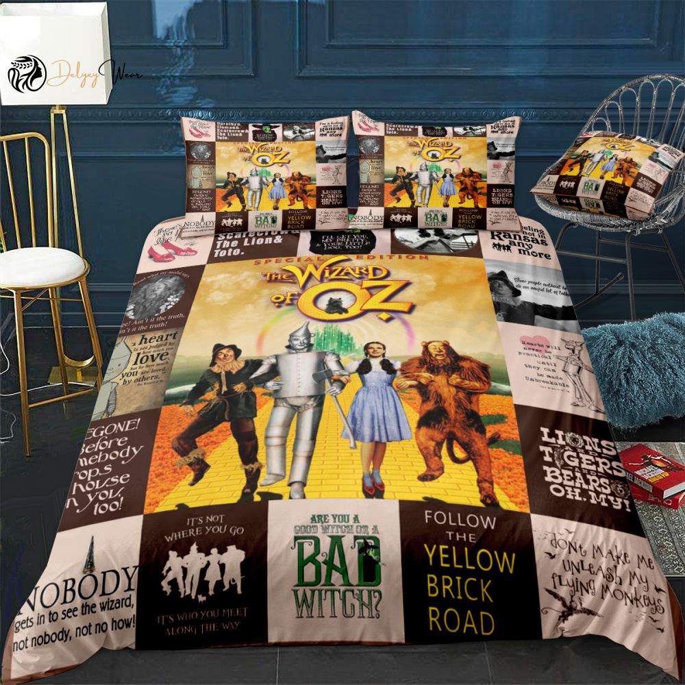The Wizard Of Oz 3 Bedding Set Decor Gift For Men Women Decor Gift For Men Women G95