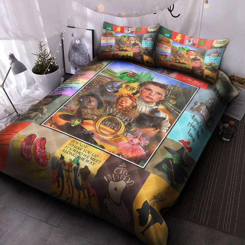The Wizard of Oz Quilt Bedding Set Decor Gift For Men Women Decor Gift For Men Women CH