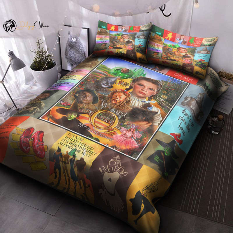 The Wizard of Oz Quilt Bedding Set Decor Gift For Men Women Decor Gift For Men Women CH