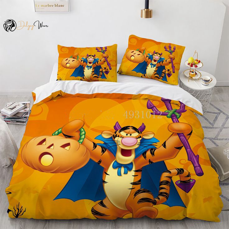 Tigger Cute 1 Bedding Set Decor Gift For Men Women Decor Gift For Men Women G95