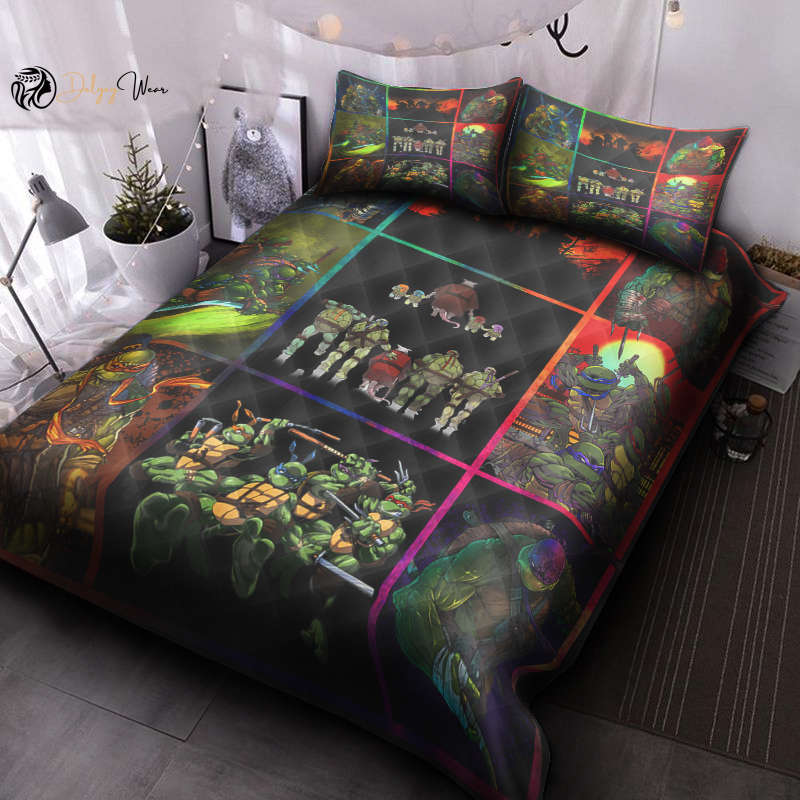 TMNT Bedding Set Decor Gift For Men Women Decor Gift For Men Women G95