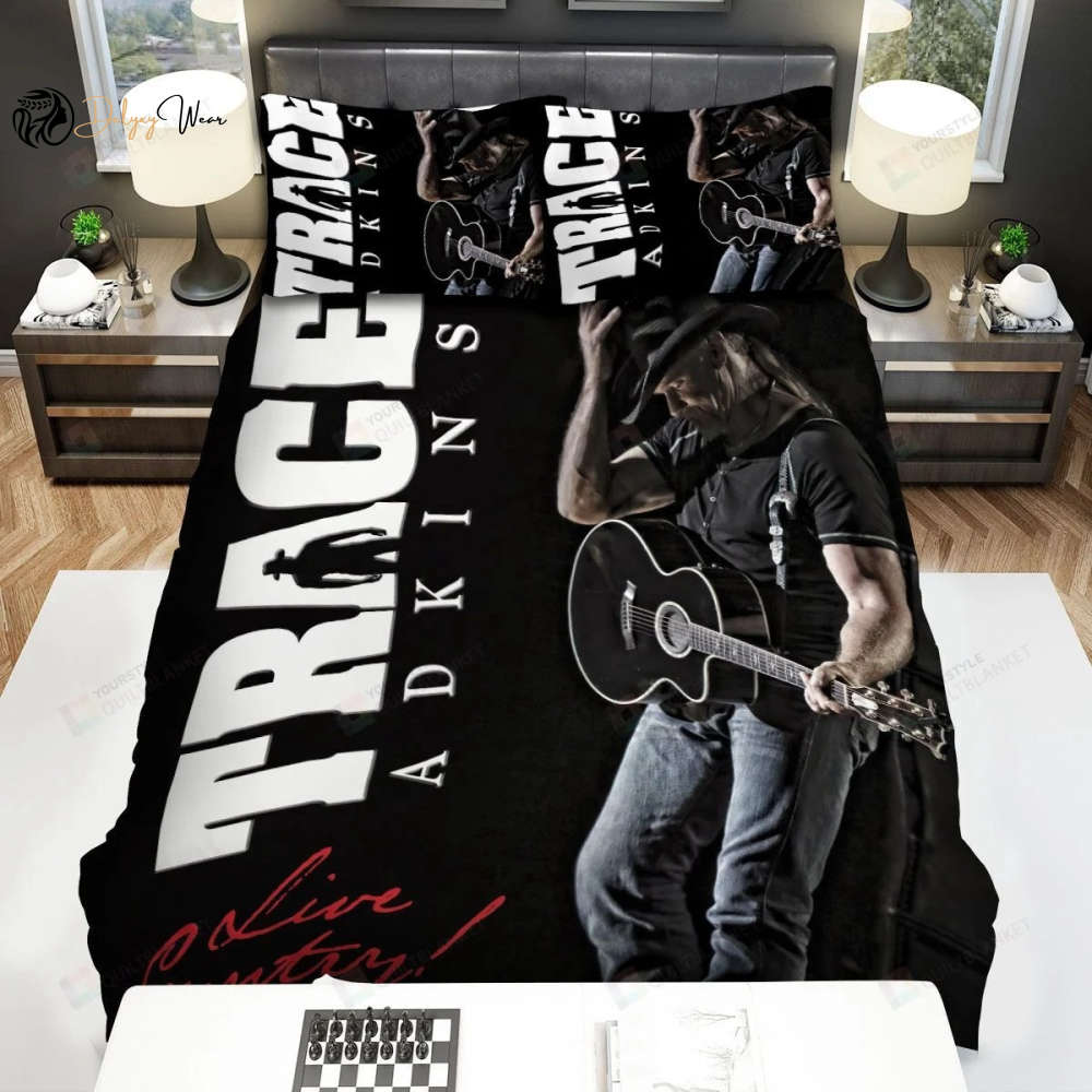 Trace Adkins Bedding Set Decor Gift For Men Women Decor Gift For Men Women G95