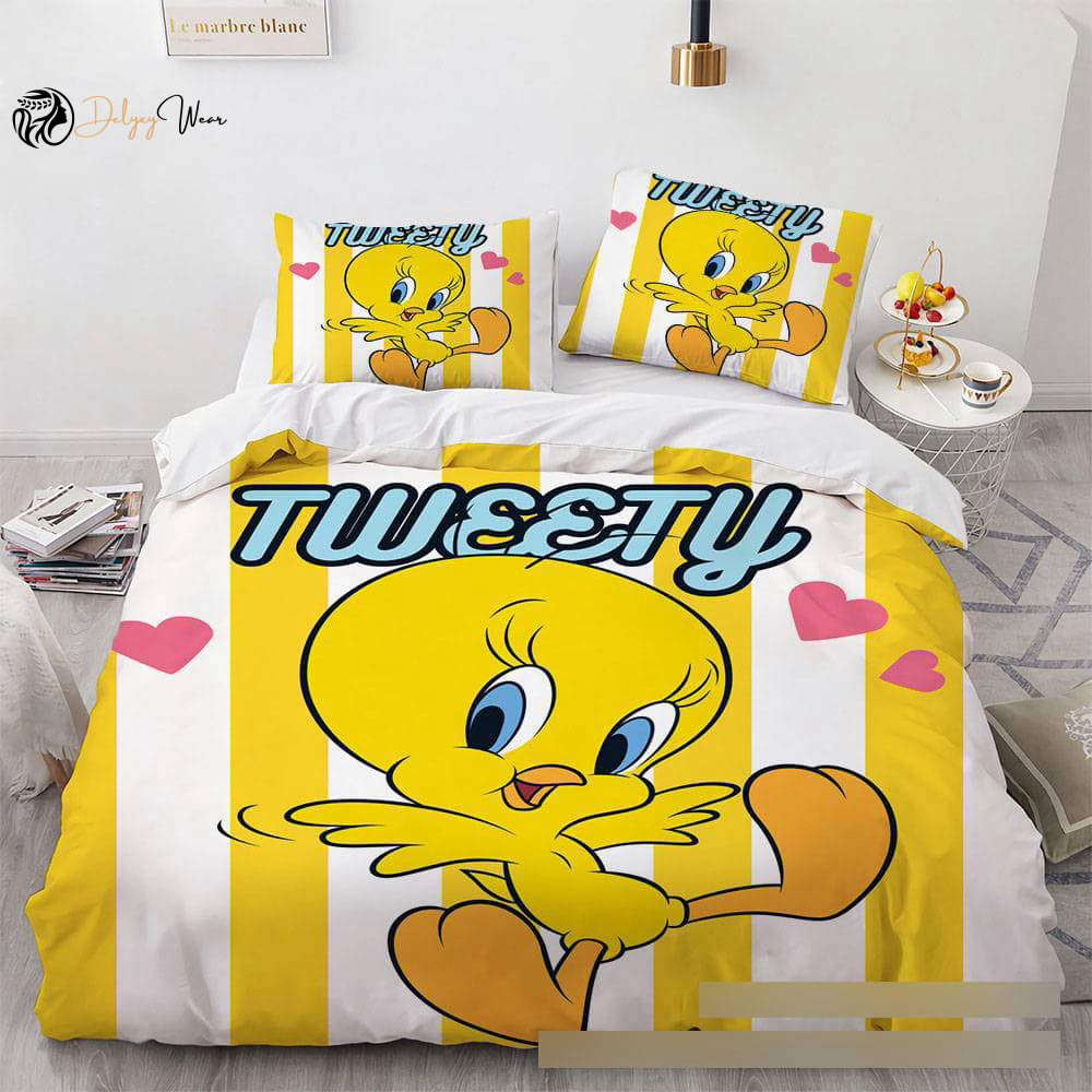 Tweety Bird i0 Bedding Set Decor Gift For Men Women Decor Gift For Men Women G95