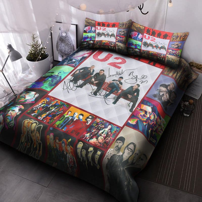 U2 band Bedding Set Decor Gift For Men Women Decor Gift For Men Women CH