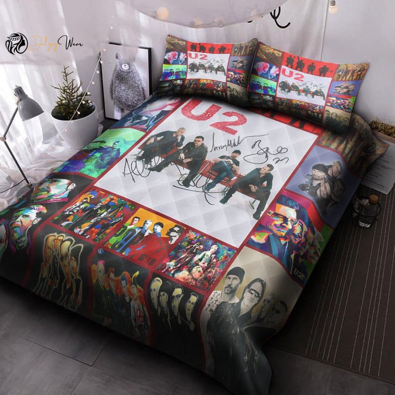 U2 band Bedding Set Decor Gift For Men Women Decor Gift For Men Women CH