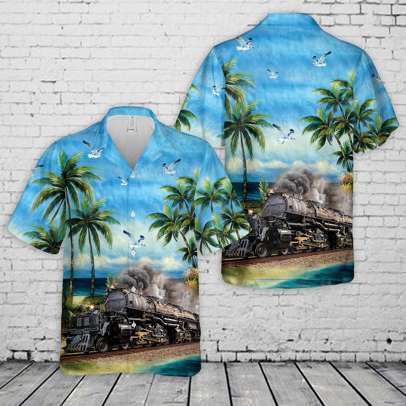 Union Pacific Big Boy Hawaiian Shirt Gift for Men Dad Father Gift for Men Dad Father