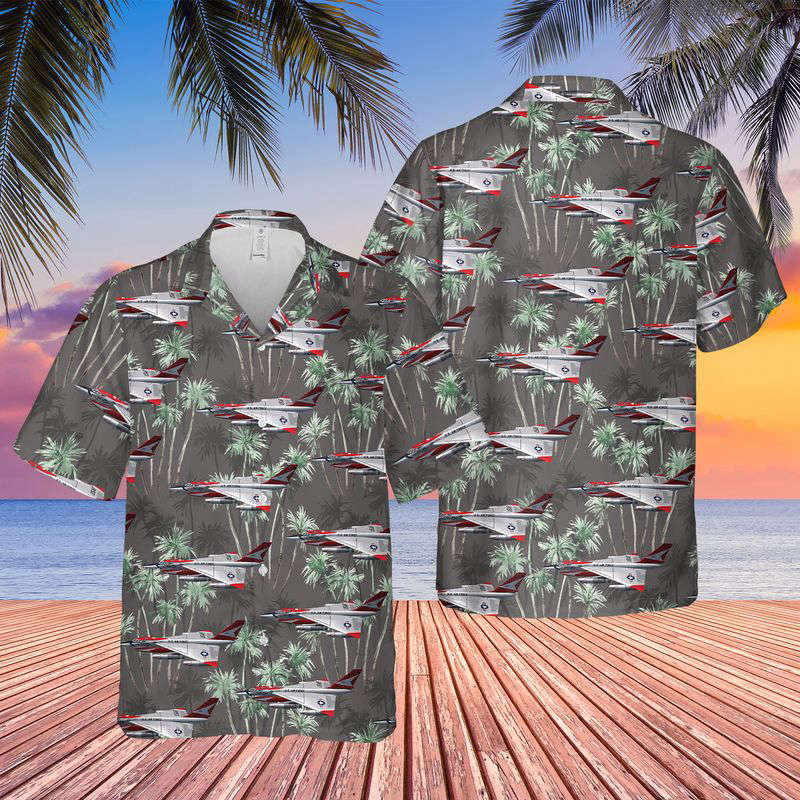 US Air Force Convair YB-58A-1-CF Hustler Hawaiian Shirt Gift for Men Dad Father Gift for Men Dad Father