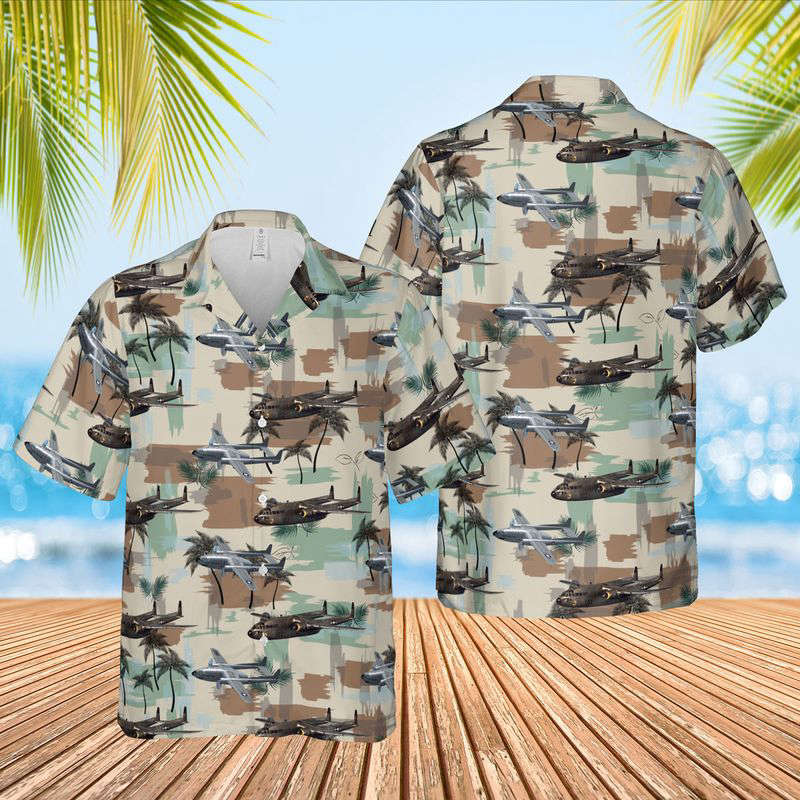 US Air Force Fairchild AC-119 Hawaiian Shirt Gift for Men Dad Father Gift for Men Dad Father