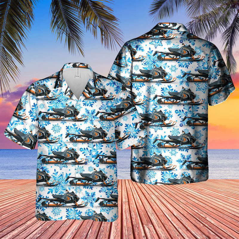 US Arctic Cat Snowmobiles Blast M Hawaiian Shirt Gift for Men Dad Father Gift for Men Dad Father