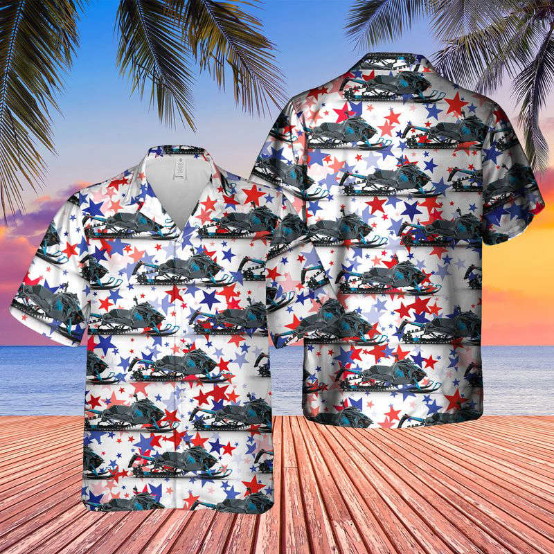 US Arctic Cat Snowmobiles Riot X Hawaiian Shirt Gift for Men Dad Father Gift for Men Dad Father