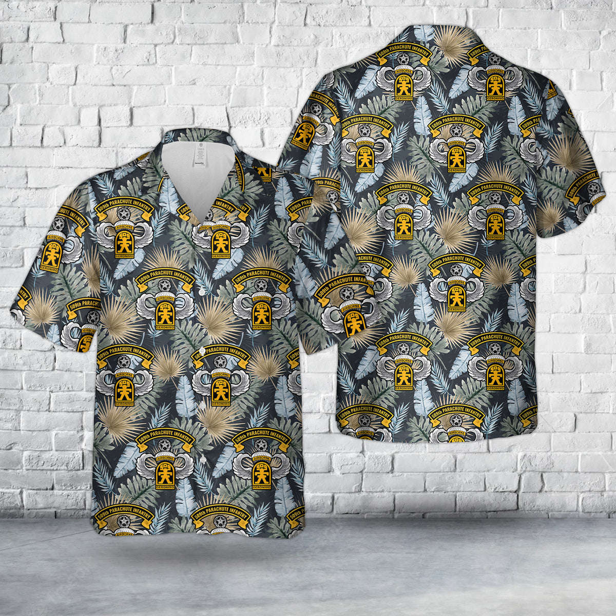 US Army 509th Parachute Infantry Regiment Airborne With Master Wing Hawaiian Shirt Gift for Men Dad Father Gift for Men Dad Father