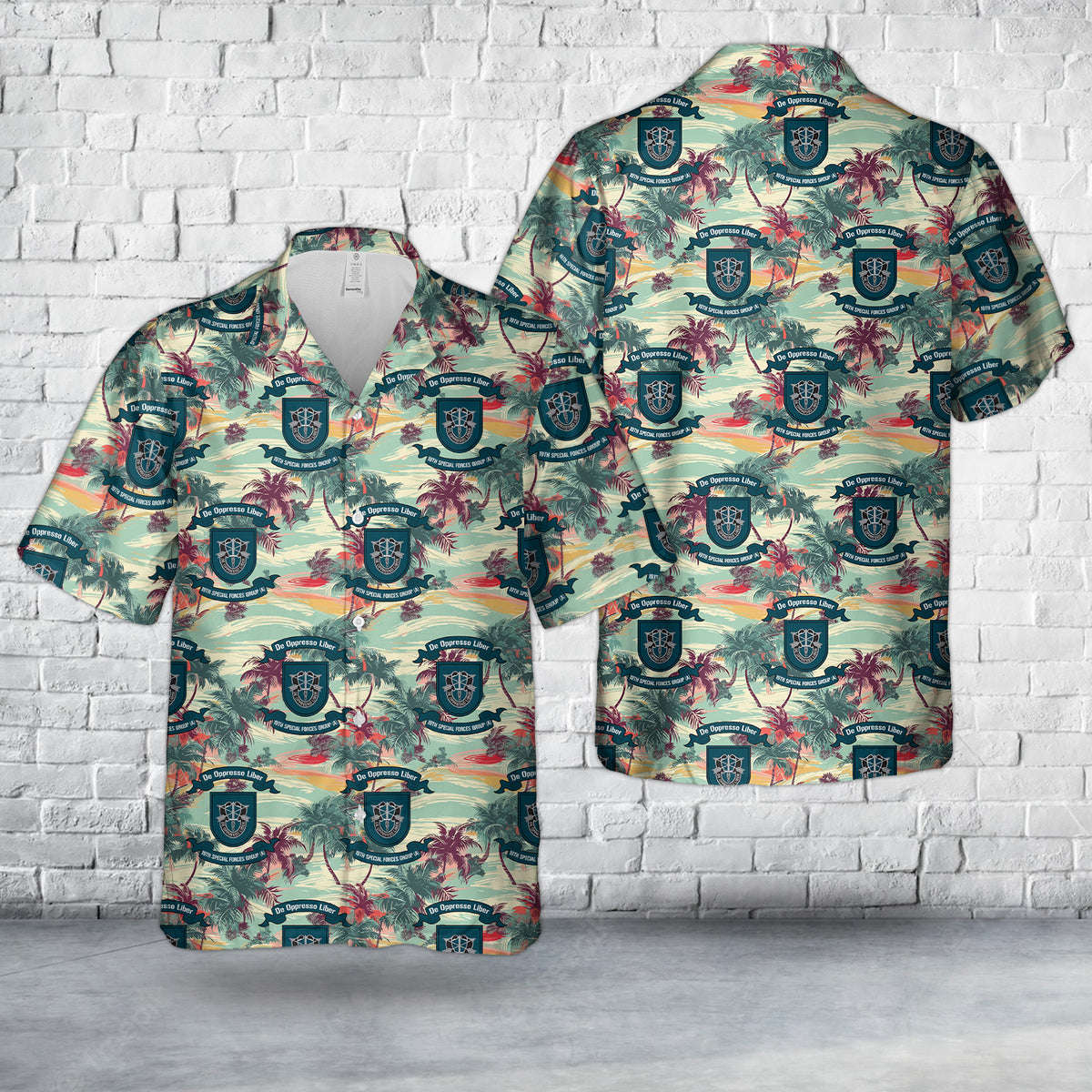 US Army Special 19th Special Forces Group (19th SFG)(A)) Hawaiian Shirt Gift for Men Dad Father Gift for Men Dad Father